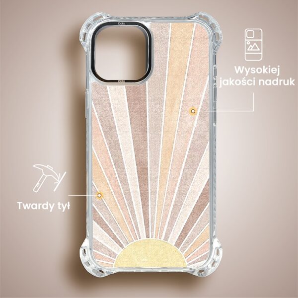Etui do iPhone 15, Ibizu DropGuard Ultra z MagSafe, Boho, Wschód słońca (2)