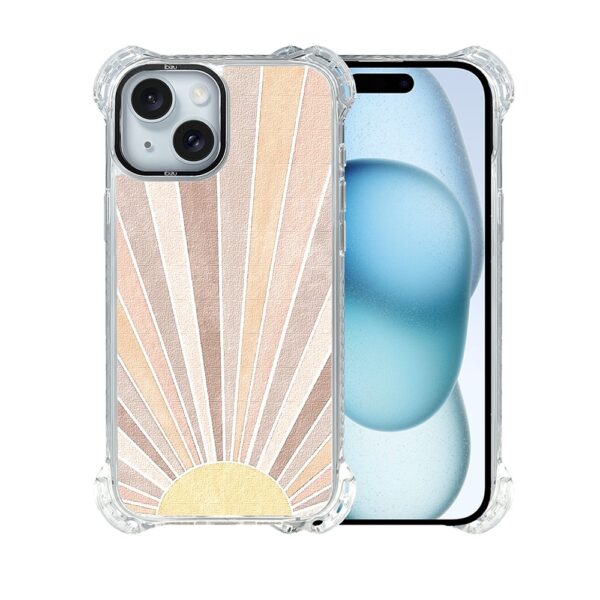 Etui do iPhone 15, Ibizu DropGuard Ultra z MagSafe, Boho, Wschód słońca (4)