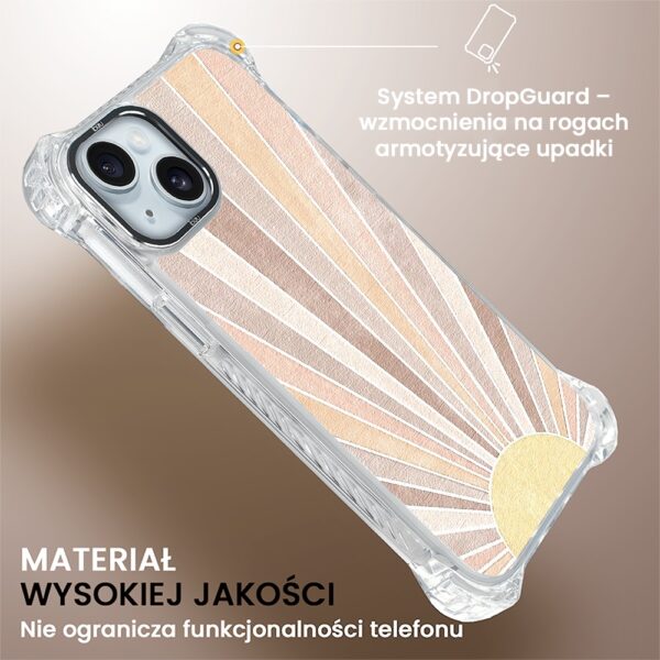 Etui do iPhone 15, Ibizu DropGuard Ultra z MagSafe, Boho, Wschód słońca (8)