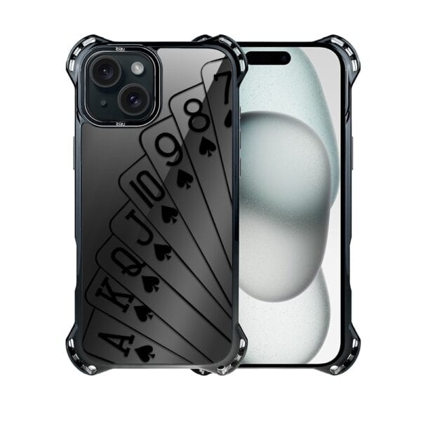Etui do iPhone 15, Ibizu DropGuard Ultra z MagSafe, Midnight, Karty do gry (1)