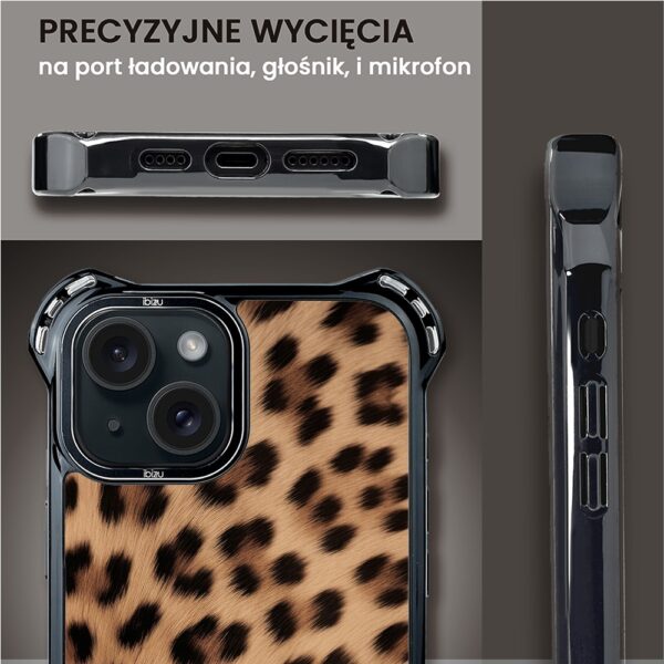 Etui do iPhone 15, Ibizu DropGuard Ultra z MagSafe, Zew Natury, Pantera (6)