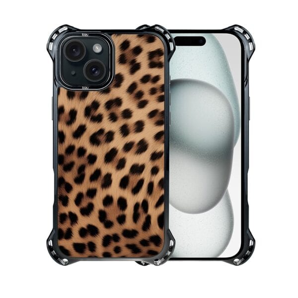 Etui do iPhone 15, Ibizu DropGuard Ultra z MagSafe, Zew Natury, Pantera (8)