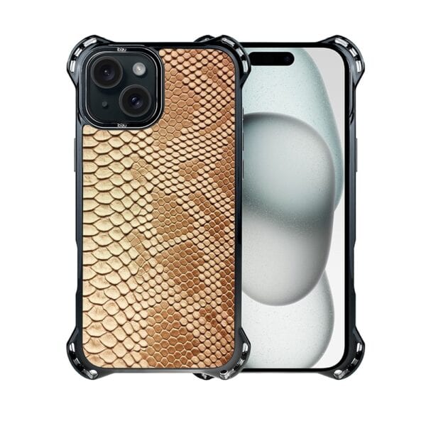 Etui do iPhone 15, Ibizu DropGuard Ultra z MagSafe, Zew Natury, Wąż (4)