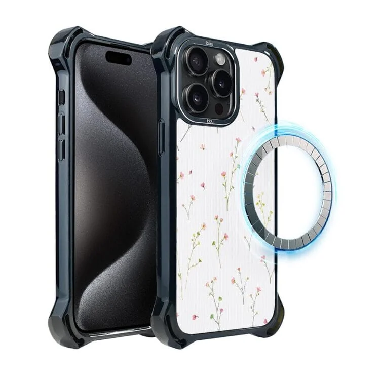 Etui do iPhone 15 Pro, Ibizu DropGuard Ultra z MagSafe, Pastel Bloom, Polna fantazja (7)