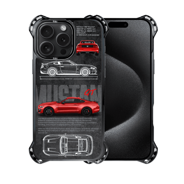 Etui do iPhone 15 Pro Max, Ibizu DropGuard Ultra z MagSafe, TechDrive, GT V8 “Coyote” (8)