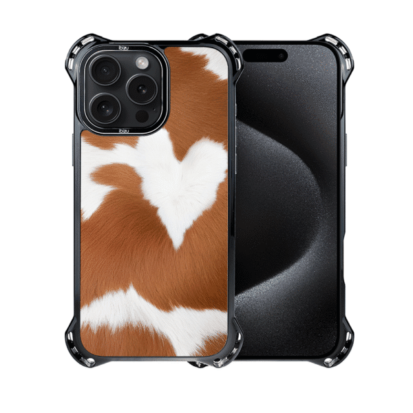 Etui do iPhone 15 Pro Max, Ibizu DropGuard Ultra z MagSafe, Zew Natury, Alpejska krowa (8)