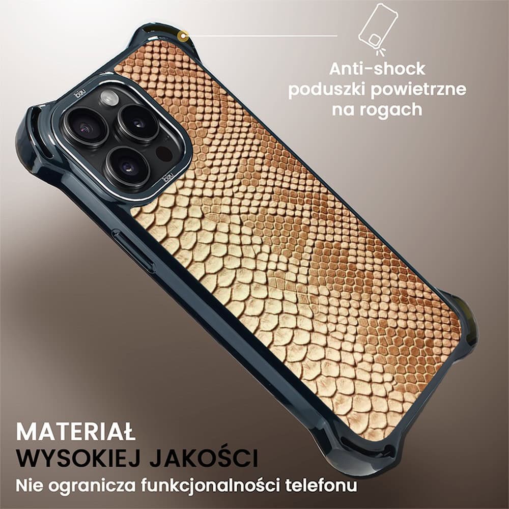 Etui do iPhone 15 Pro Max, Ibizu DropGuard Ultra z MagSafe, Zew Natury, Pantera (3)