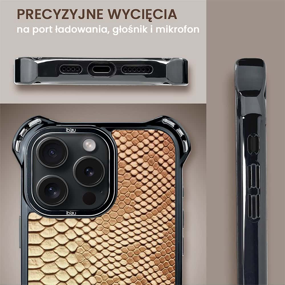 Etui do iPhone 15 Pro Max, Ibizu DropGuard Ultra z MagSafe, Zew Natury, Pantera (5)