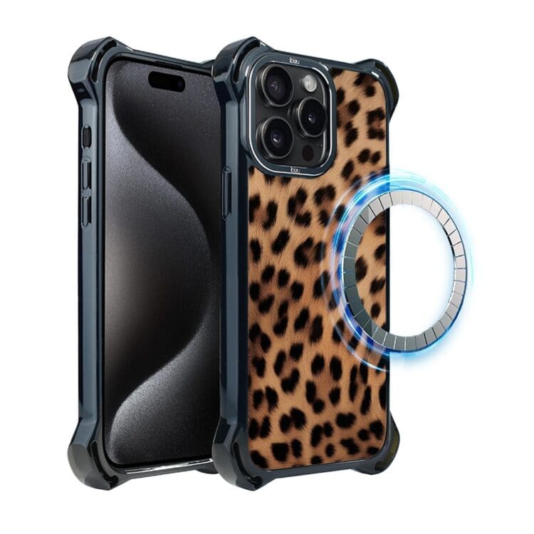 Etui do iPhone 15 Pro Max, Ibizu DropGuard Ultra z MagSafe, Zew Natury, Pantera (7)