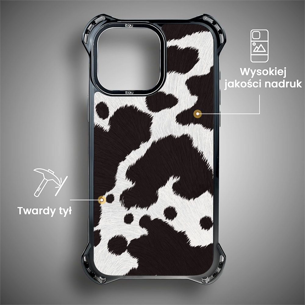 Etui do iPhone 15 Pro Max, Ibizu DropGuard Ultra z MagSafe, Zew Natury, Polska krowa (1)