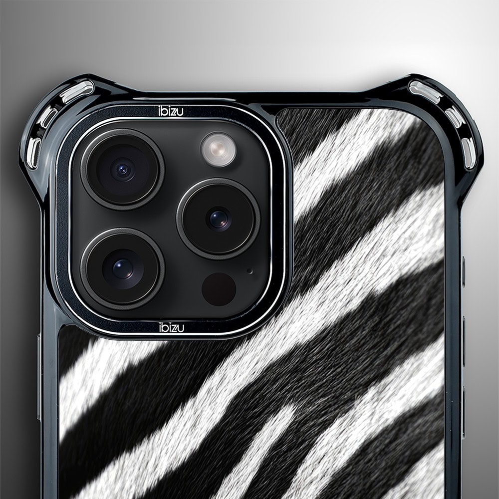Etui do iPhone 15 Pro Max, Ibizu DropGuard Ultra z MagSafe, Zew Natury, Zebra (3)