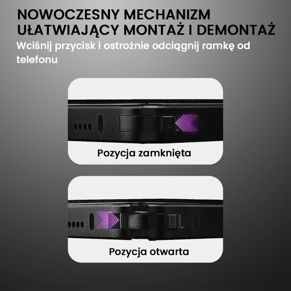 Etui do iPhone 15 Pro Max Metal Solid Leather z MagSafe, czarne (4)