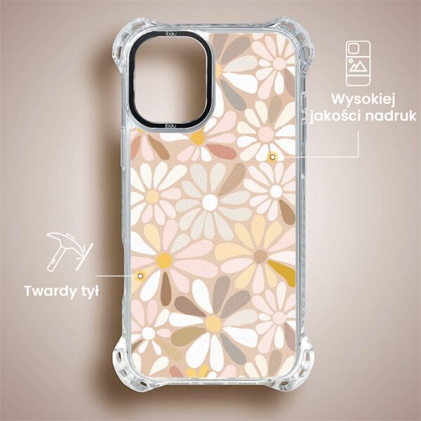 Etui do iPhone 16, Ibizu DropGuard Ultra z MagSafe, BOHO, Kwiaty vintage (8)