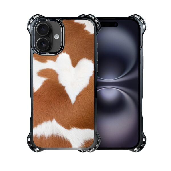 Etui do iPhone 16, Ibizu DropGuard Ultra z MagSafe, Zew Natury, Alpejska krowa (3)