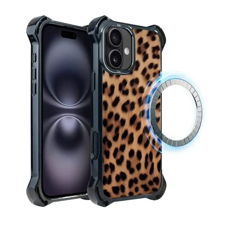 Etui do iPhone 16, Ibizu DropGuard Ultra z MagSafe, Zew Natury, Pantera (2)