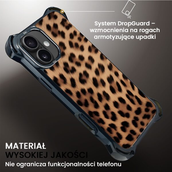 Etui do iPhone 16, Ibizu DropGuard Ultra z MagSafe, Zew Natury, Pantera (7)