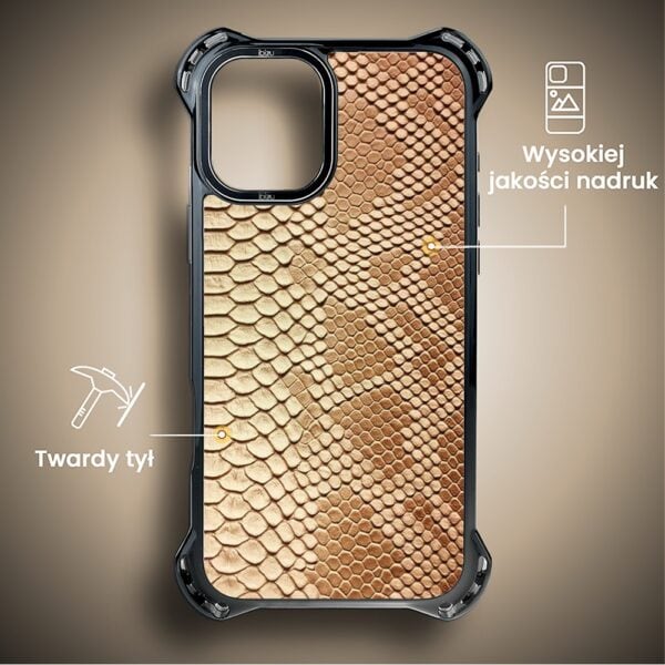 Etui do iPhone 16, Ibizu DropGuard Ultra z MagSafe, Zew Natury, Wąż (1)