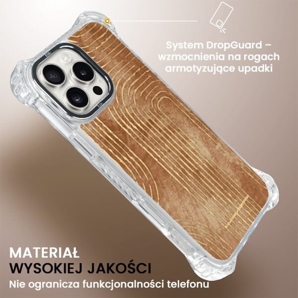 Etui do iPhone 16 Pro, Ibizu DropGuard Ultra z MagSafe, BOHO, Geometryczne linie (5)