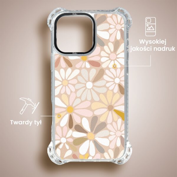 Etui do iPhone 16 Pro, Ibizu DropGuard Ultra z MagSafe, BOHO, Kwiaty vintage (7)