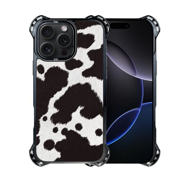 Etui do iPhone 16 Pro, Ibizu DropGuard Ultra z MagSafe, Zew Natury, Polska krowa (2)