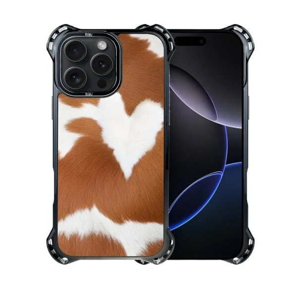 Etui do iPhone 16 Pro Max, Ibizu DropGuard Ultra z MagSafe, Zew Natury, Alpejska krowa (3)