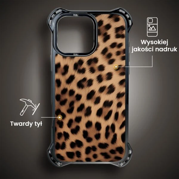 Etui do iPhone 16 Pro Max, Ibizu DropGuard Ultra z MagSafe, Zew Natury, Pantera (7)