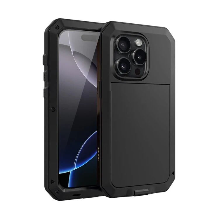 Etui do iPhone 16 Pro Max Panzer Max, metalowa, skręcana, pancerna obudowa przód+ty (7)