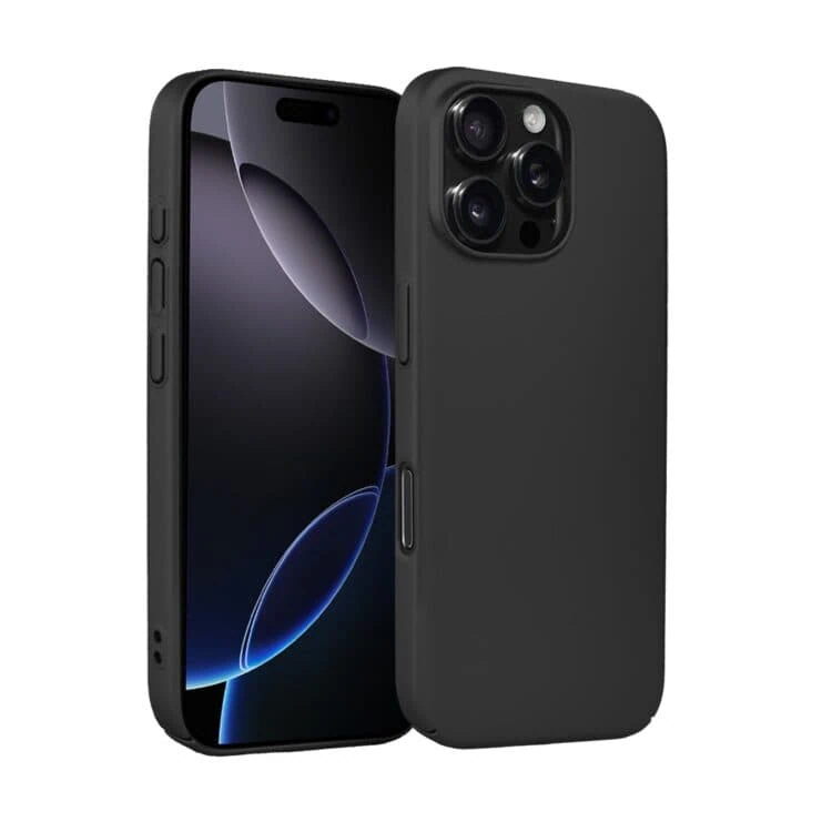Etui do iPhone 16 Pro Max Skin Matt satynowe ultra cienkie, czarne (2)