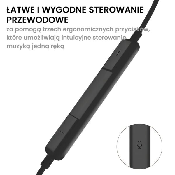 SBuchawki USB typ C do iPhone 1516 (wszystkie modele) douszne, czarne