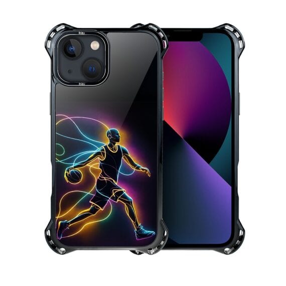Etui do iPhone 13, Ibizu DropGuard Ultra z MagSafe, ElectroMove, Duch koszykówki (1)