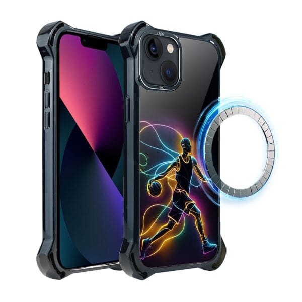 Etui do iPhone 13 IBIZU DropGuard Ultra z MagSafe, #ElectroMove, Duch koszykówki