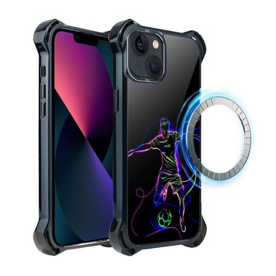 Etui do iPhone 13, Ibizu DropGuard Ultra z MagSafe, #ElectroMove, Moc futball'u (3)