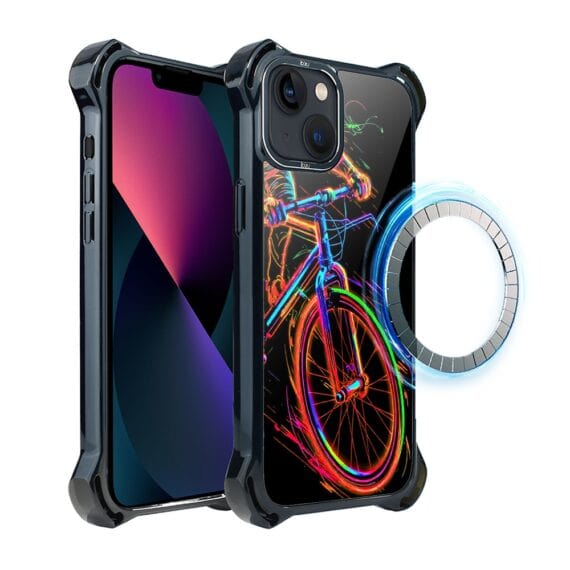 Etui do iPhone 13, Ibizu DropGuard Ultra z MagSafe, ElectroMove, Rowerowa wibracja (3)