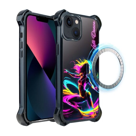 Etui do iPhone 13, Ibizu DropGuard Ultra z MagSafe, #ElectroMove, Taneczny rytm (3)