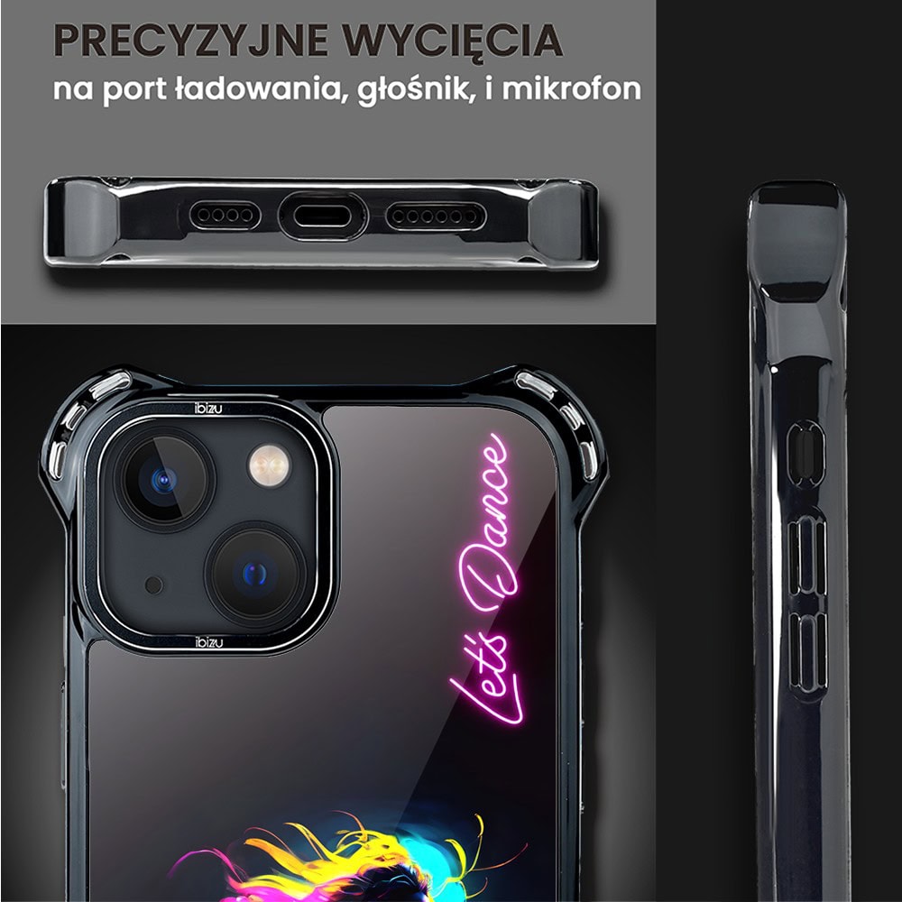 Etui do iPhone 13, Ibizu DropGuard Ultra z MagSafe, #ElectroMove, Taneczny rytm (5)