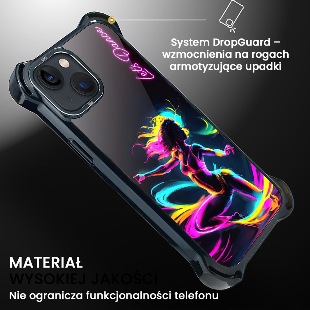 Etui do iPhone 13, Ibizu DropGuard Ultra z MagSafe, #ElectroMove, Taneczny rytm (7)