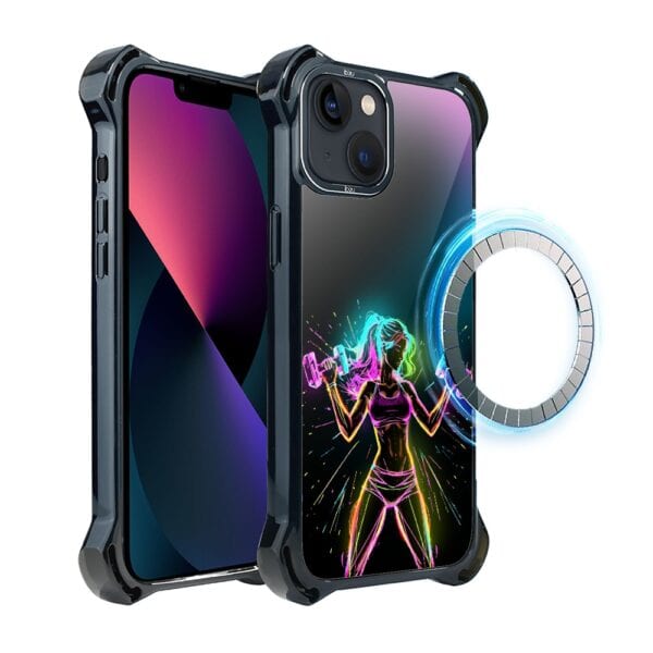 Etui do iPhone 13 IBIZU DropGuard Ultra z MagSafe, #ElectroMove, Wibracja fitness