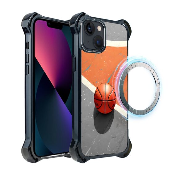 Etui do iPhone 13, Ibizu DropGuard Ultra z MagSafe, #Move, Koszykówka (3)