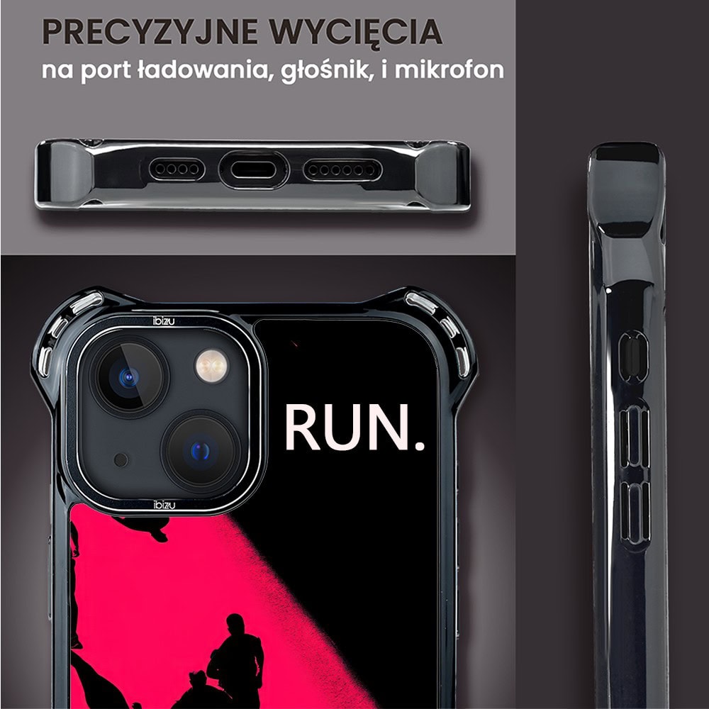 Etui do iPhone 13, Ibizu DropGuard Ultra z MagSafe, Move, Nocny maraton (5)