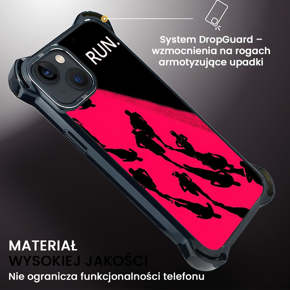 Etui do iPhone 13, Ibizu DropGuard Ultra z MagSafe, Move, Nocny maraton (7)