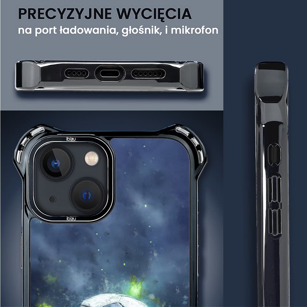 Etui do iPhone 13, Ibizu DropGuard Ultra z MagSafe, Move, Piłka nożna (5)