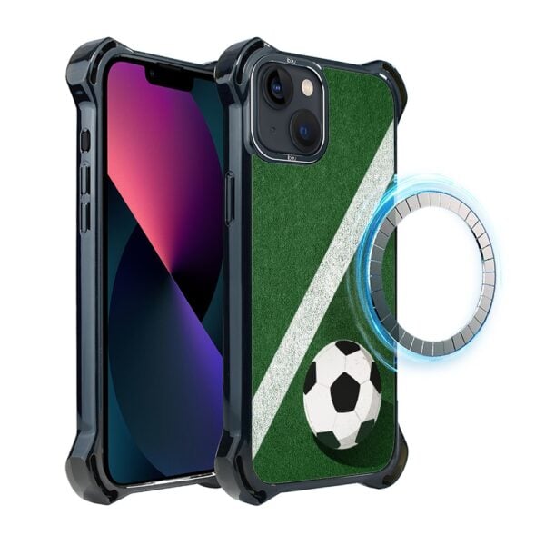 Etui do iPhone 13, Ibizu DropGuard Ultra z MagSafe, Move, Przy boisku (3)