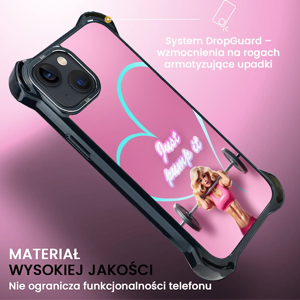 Etui do iPhone 13, Ibizu DropGuard Ultra z MagSafe, Move, Pump it love (7)