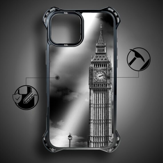 Etui do iPhone 13, Ibizu DropGuard Ultra z MagSafe, Noir City, Big Ben (2)