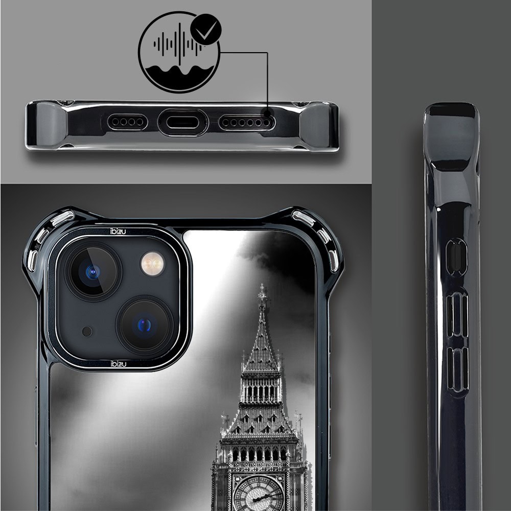 Etui do iPhone 13, Ibizu DropGuard Ultra z MagSafe, Noir City, Big Ben (5)