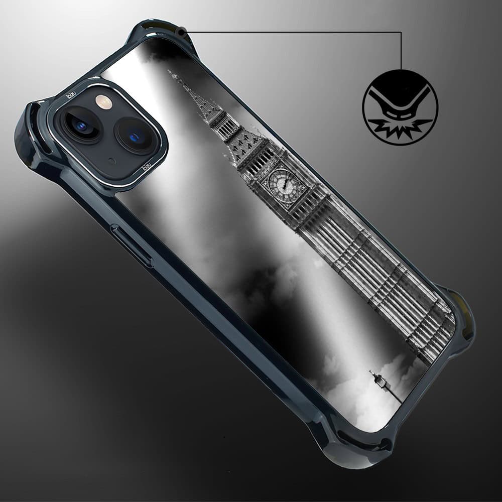 Etui do iPhone 13, Ibizu DropGuard Ultra z MagSafe, Noir City, Big Ben (7)