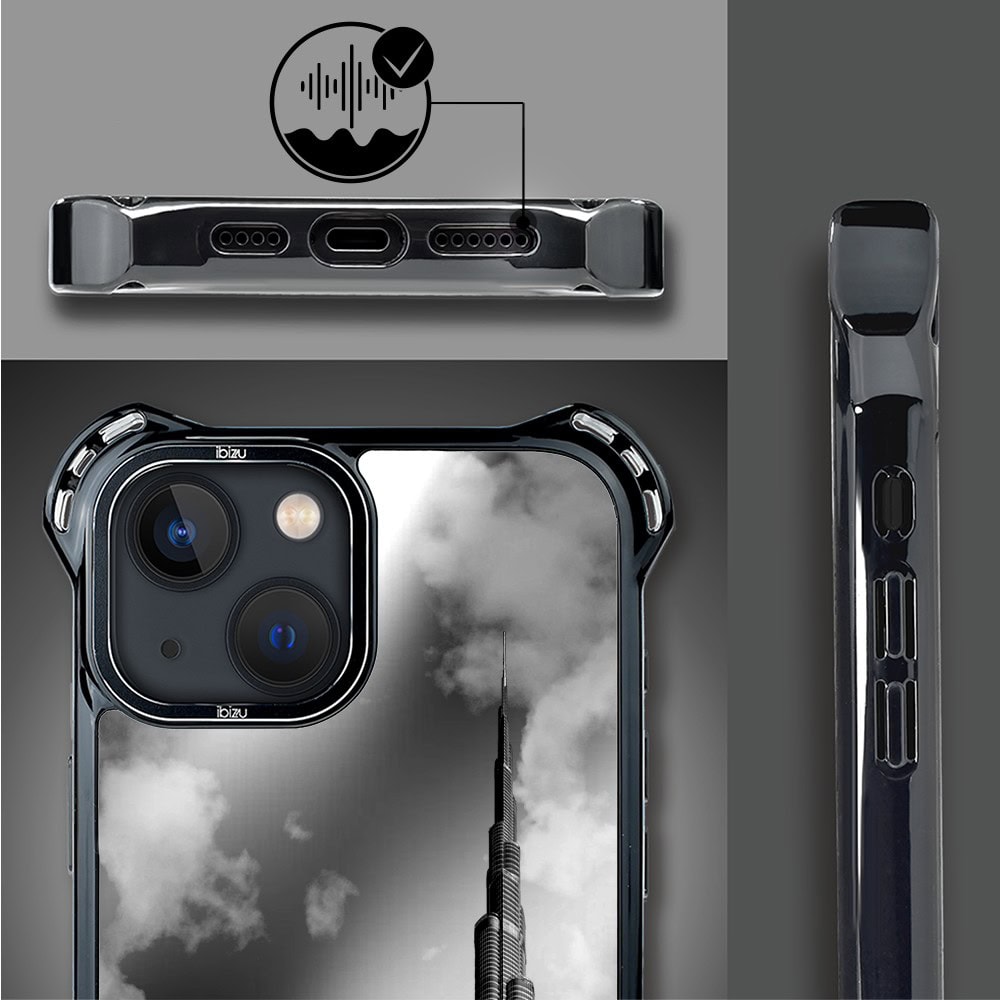 Etui do iPhone 13, Ibizu DropGuard Ultra z MagSafe, Noir City, Burj Khalif (5)