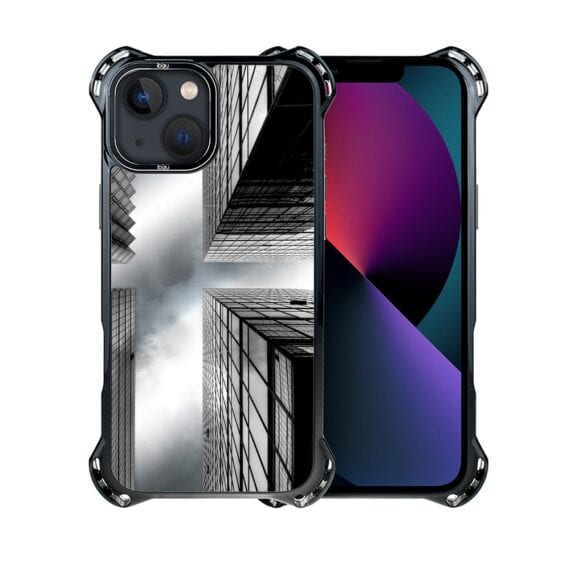 Etui do iPhone 13, Ibizu DropGuard Ultra z MagSafe, Noir City, Drapacze Chmur (6)