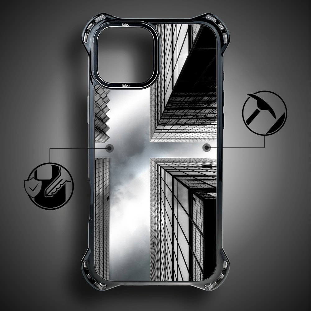 Etui do iPhone 13, Ibizu DropGuard Ultra z MagSafe, Noir City, Drapacze Chmur (7)
