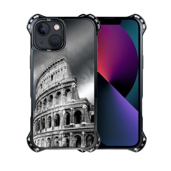 Etui do iPhone 13, Ibizu DropGuard Ultra z MagSafe, Noir City, Koloseum (1)